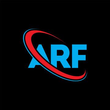 ARF logo. ARF letter. ARF letter logo design. Initials ARF logo linked with circle and uppercase monogram logo. ARF typography for technology, business and real estate brand.