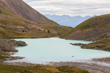 Karakabak lakes in the Altai Mountains