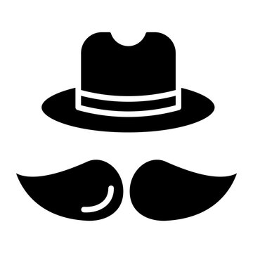 Hat icon vector image. Can be used for Fathers Day.