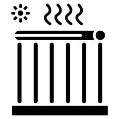 Solar Water Heater icon vector image. Can be used for Earth Day.