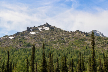 Mountain taiga of the Kuznetsk Alatau. Western Sayan mountains