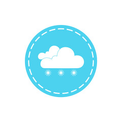 Blue Weather Icon