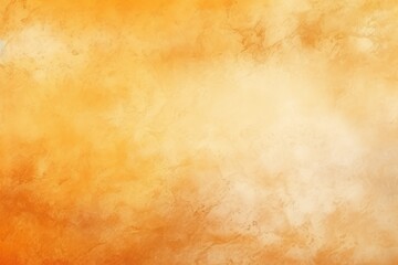 Obraz na płótnie Canvas Amber flat clear gradient background with grainy rough matte noise plaster texture
