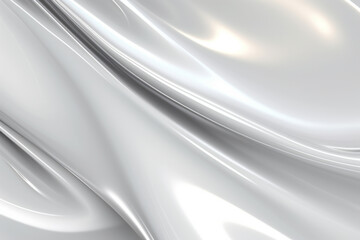 Close Up of Shiny Silver Fabric, Metallic Texture Detail. - obrazy, fototapety, plakaty