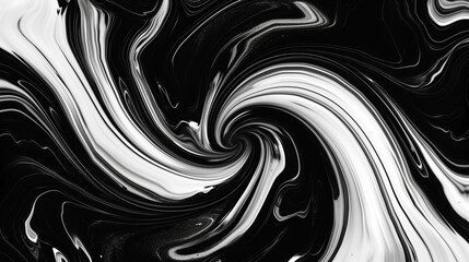 black and white abstract finger swirl texture