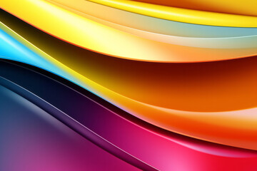 Close-up of Vibrant Wallpaper in Multiple Colors