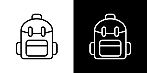 シンプルなリュックアイコン