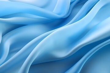 Obraz premium Fabric background, Blue satin texture