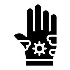 Contaminated Hands icon vector image. Can be used for Infectious Diseases.