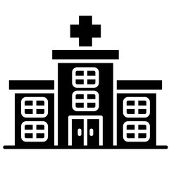 Cancer Hospital icon vector image. Can be used for Chemotherapy.