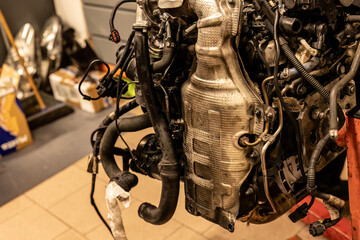 Dismantled Diesel Particulate Filter Detail