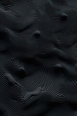 Black background with light grey topographic lines