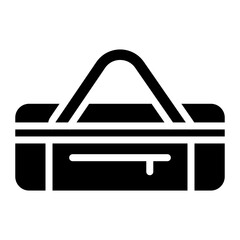 Sport Bag icon vector image. Can be used for Rugby.