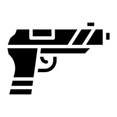 Revolver icon vector image. Can be used for Ocean.