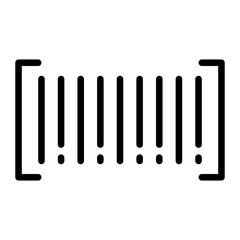 Barcode icon vector image. Can be used for Warehouse.