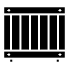 Wooden Box icon vector image. Can be used for Warehouse.