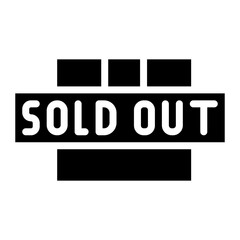 Out Of Stock icon vector image. Can be used for Warehouse.