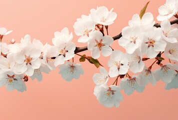spring cherry blossom, greeting card concept