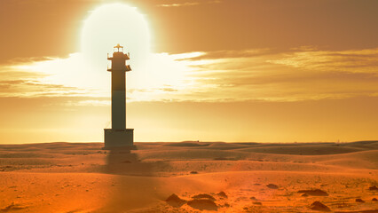 The Fangar lighthouse is a luminous tower that indicates to ships the proximity of the Fangar...