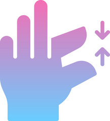 Zoom finger icon
