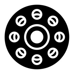 Bobbin icon vector image. Can be used for Art and Craft Supplies.