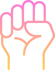 Fist hand icon