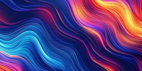 Obraz premium Abstraction with futuristic texture, color combination, wallpaper, background, volumetric texture,geometric elements and shapes.