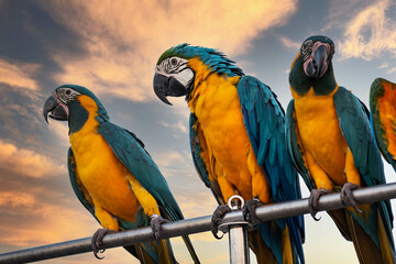 The beauty of macaws