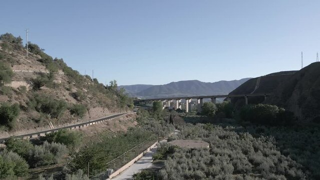 Drone footage of the Lecr&iacute;n Valley, Granada, Spain