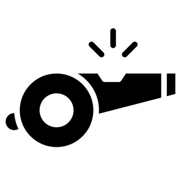 Whistle icon vector image. Can be used for Volleyball.