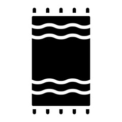 Sleeping Mat icon vector image. Can be used for Trekking.