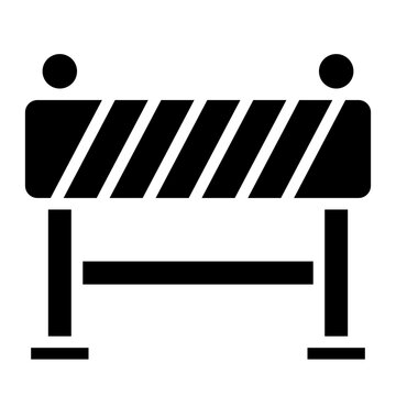 recommend clip art: Barrier icon vector image. Can be used for Railway.