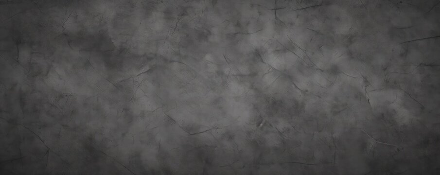 Charcoal flat clear gradient background with grainy rough matte noise plaster texture