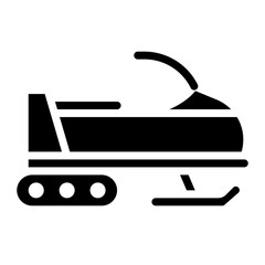 Obraz premium Snowmobile icon vector image. Can be used for Ski Resort.