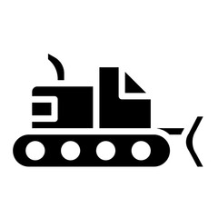 Snowcat icon vector image. Can be used for Ski Resort.