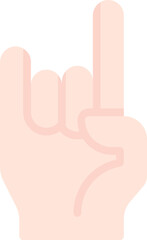 Obraz premium Rock finger icon
