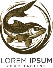 Fototapeta premium Fish Logo Template