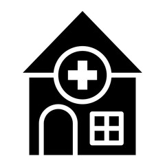 Obraz premium Nursing Home icon vector image. Can be used for Nursing.