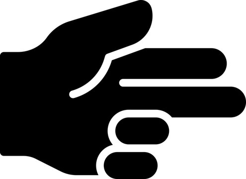 Gun finger icon