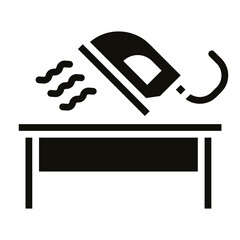 Steam Iron icon vector image. Can be used for Laundry.