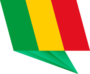 Mali pin flag