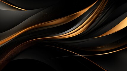 black and yellow abstract