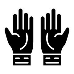 Gloves icon vector image. Can be used for Autumn.