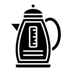Kettle icon vector image. Can be used for Electronic Devices.
