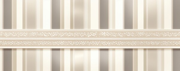 Classic striped seamless pattern in shades of silver and beige