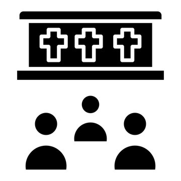 Cermon icon vector image. Can be used for Funeral.