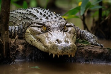 American crocodile in Jardines de la Reina, Cuba