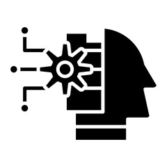 Robotics icon vector image. Can be used for Data Analytics.