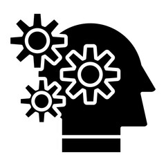 Artificial Consciousness icon vector image. Can be used for Data Analytics.