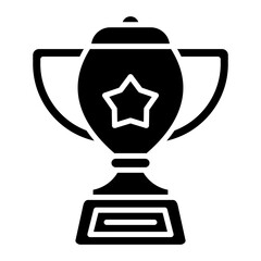 Trophy icon vector image. Can be used for Learning.